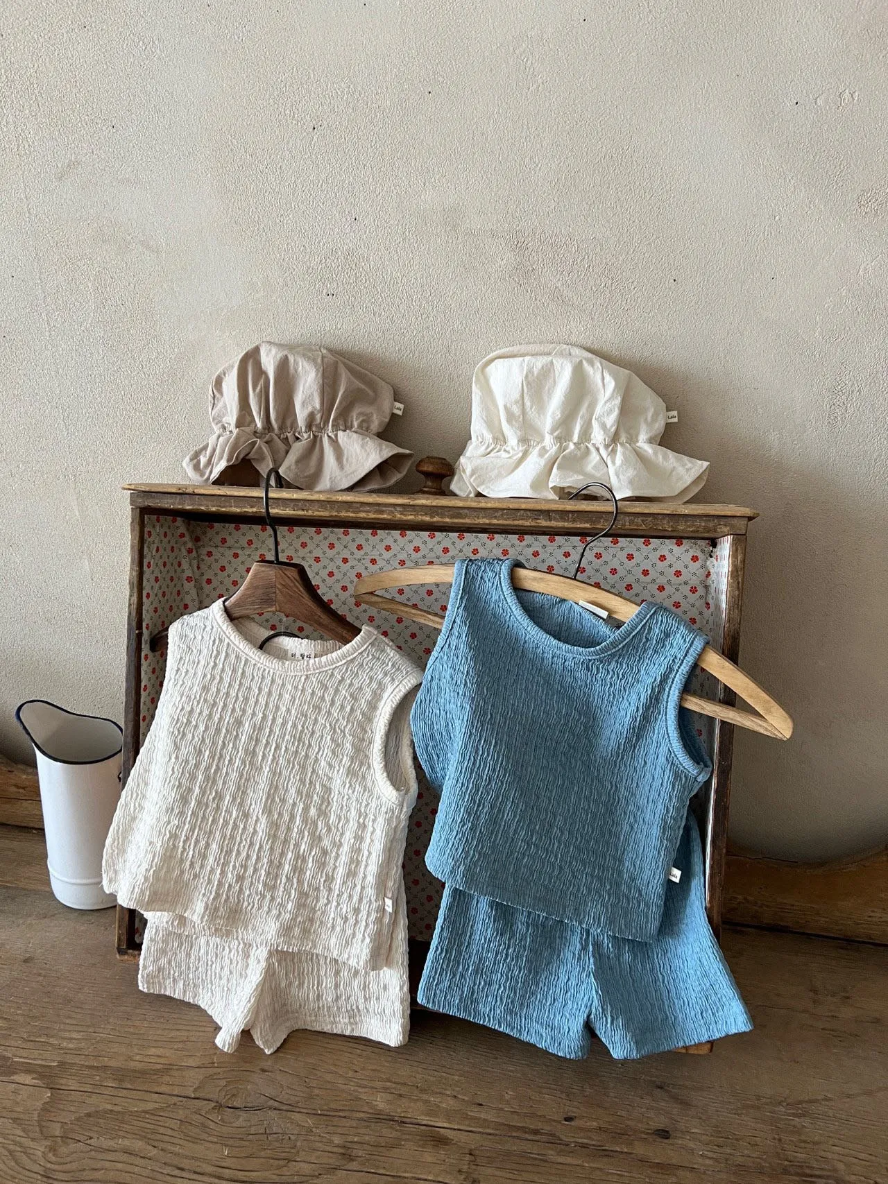 Toddler Lala Textured Sleeveless Top and Shorts Set (1-6y) - 2 Colors