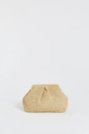 TOMMY NATURAL CLUTCH BAG