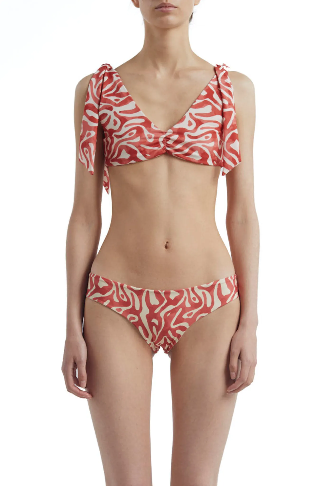 Top De Bikini Juana Coral Domus & Bottom De Bikini Juani Coral Domus