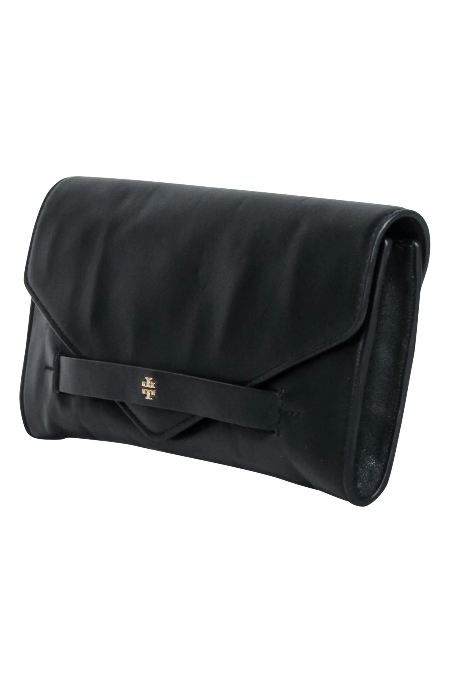 Tory Burch - Black Leather Long Clutch