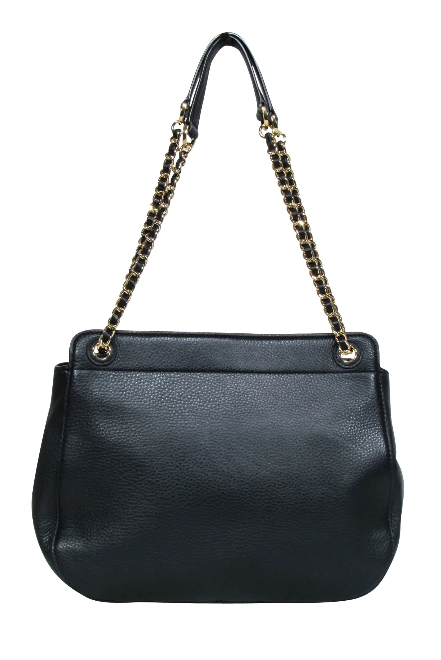 Tory Burch - Black Textured Front Large Crossbody Bag