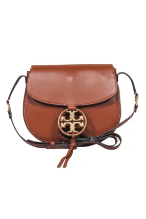 Tory Burch - Tan Leather Miller Crossbody Bag