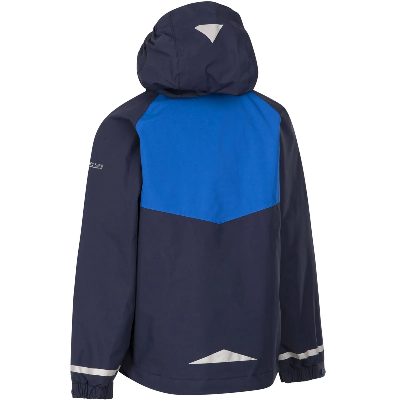 Trespass Kids Valid Waterproof Hooded Walking Jacket - Navy