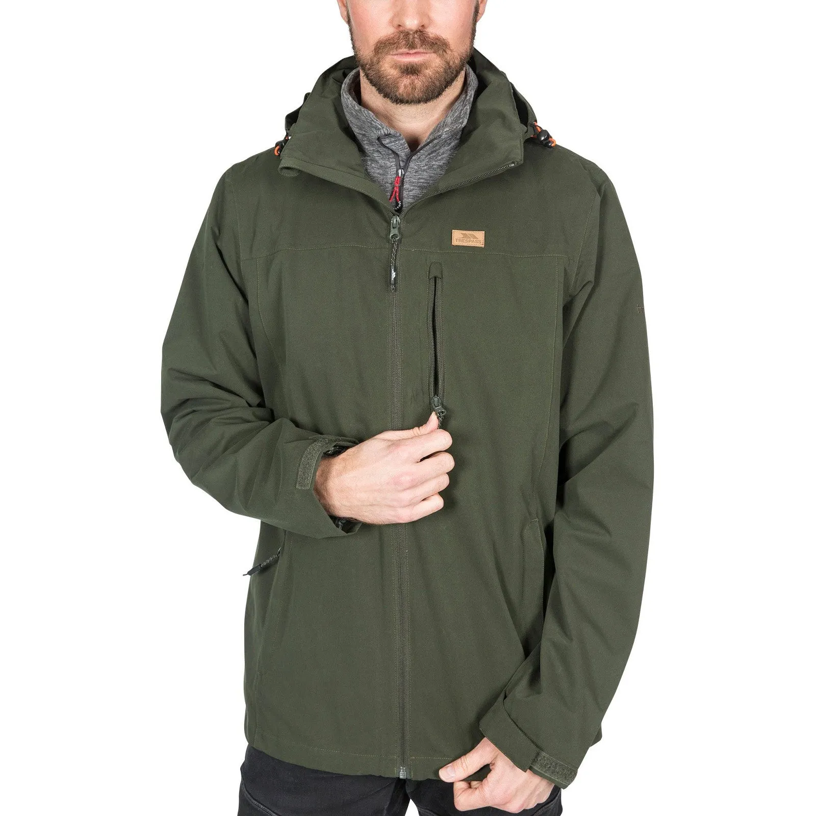 Trespass Mens Weir Waterproof Walking Jacket