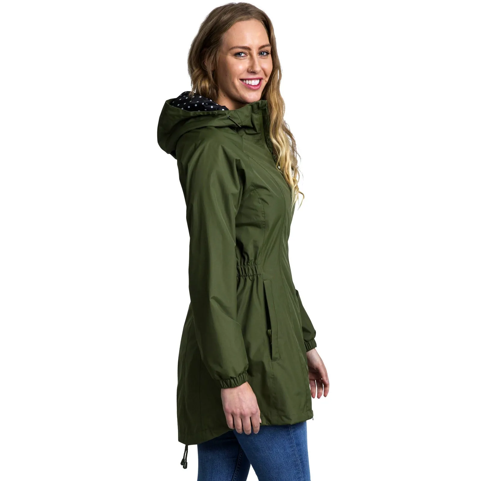 Trespass Womens Daytrip Waterproof Long Jacket