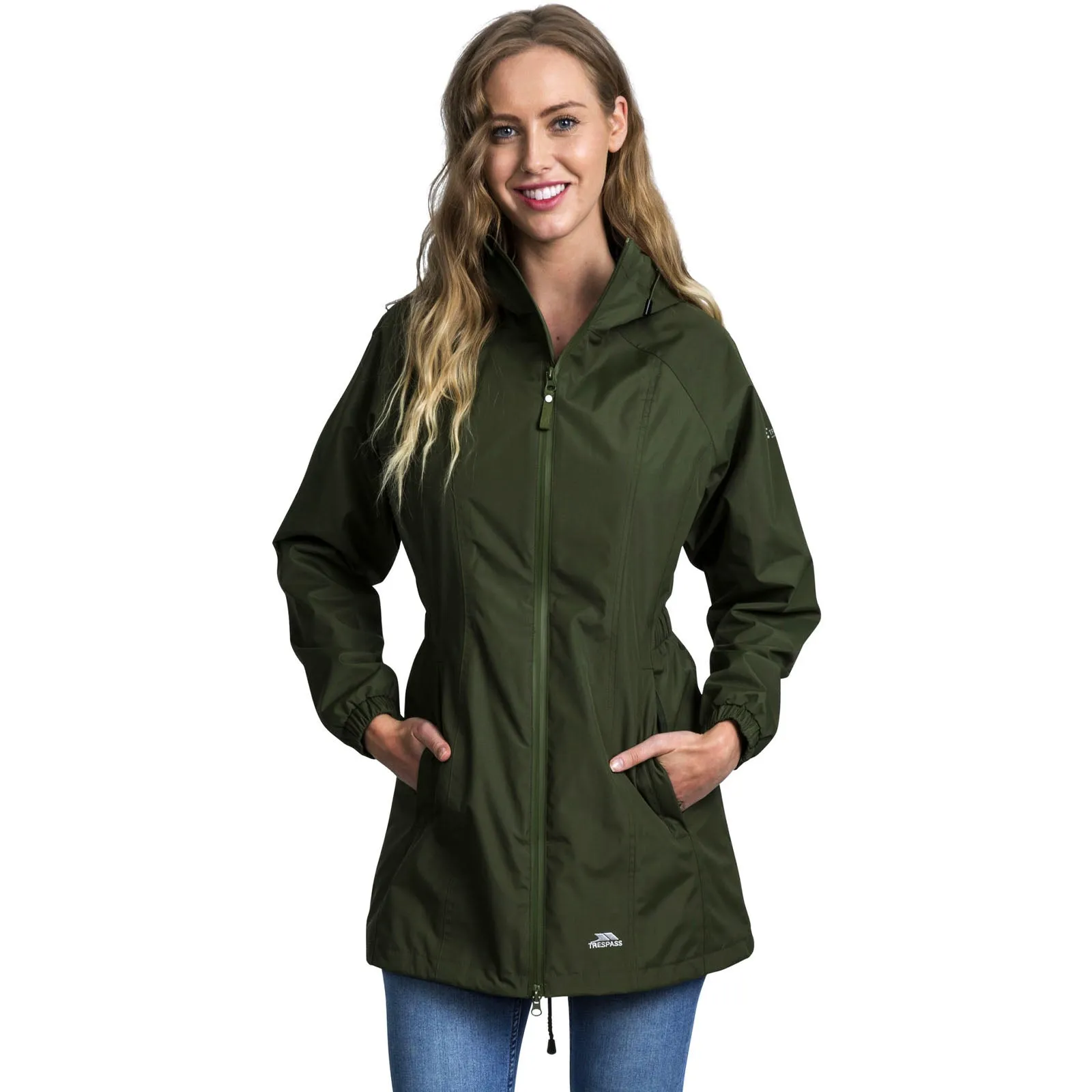 Trespass Womens Daytrip Waterproof Long Jacket