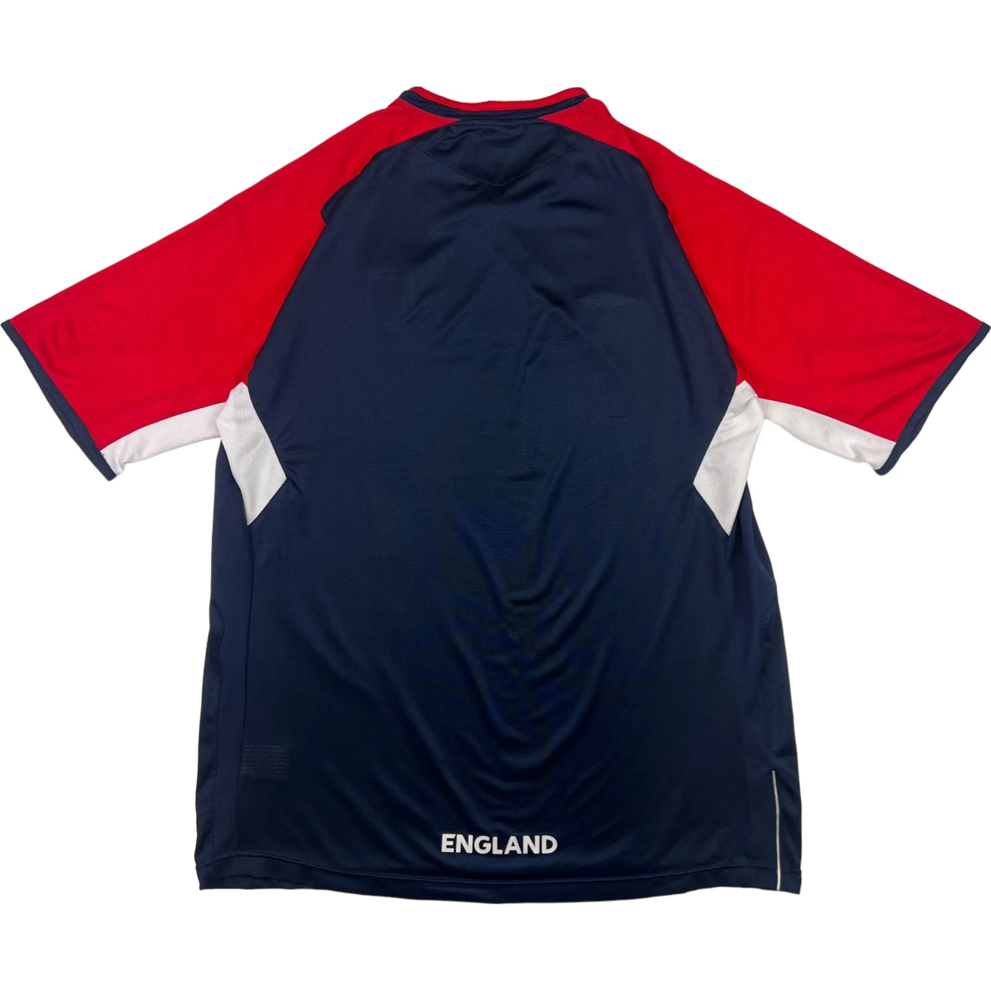 Umbro England 2001-03 Football Training Shirt Navy Red