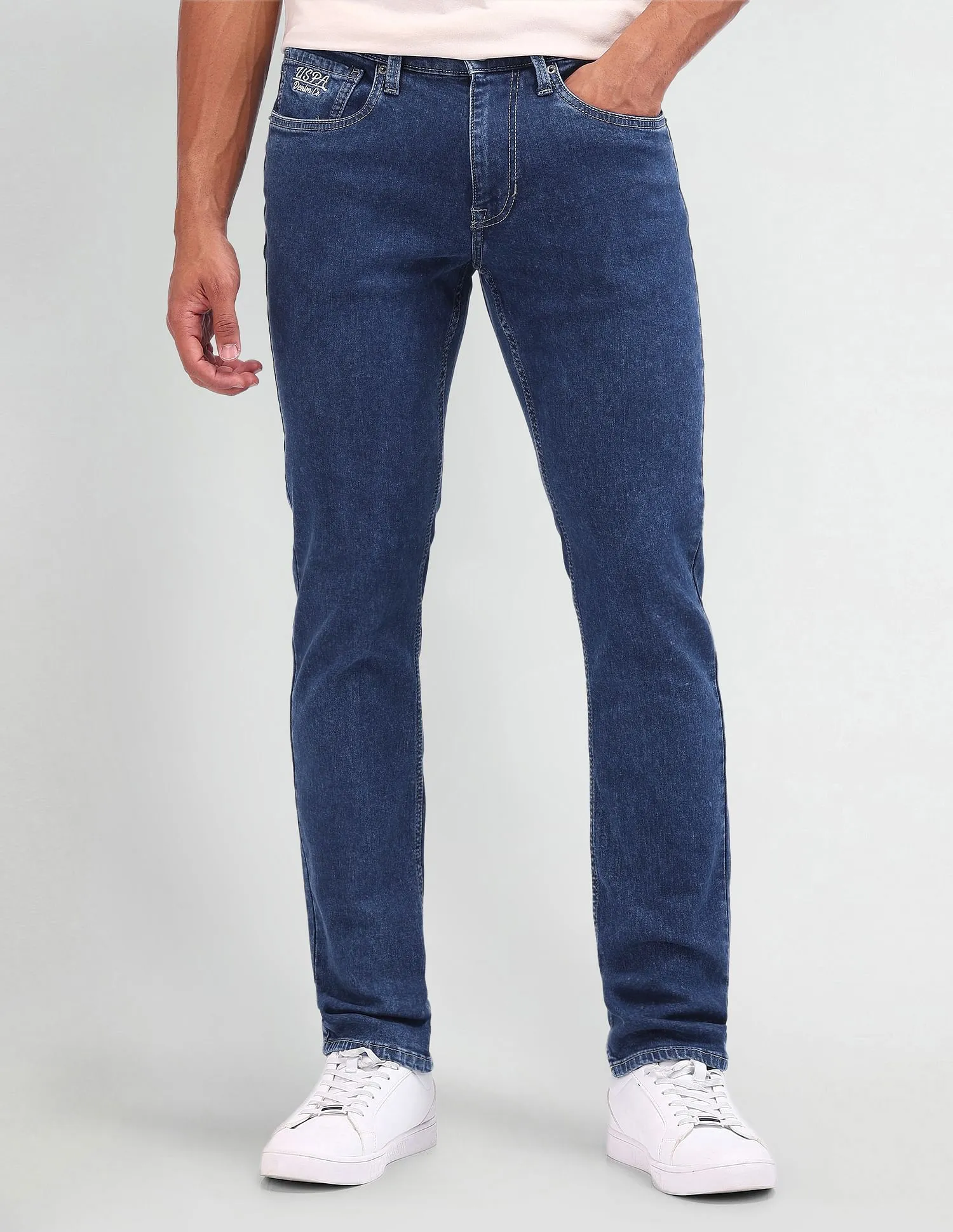 U.S. Polo Assn. Denim Co. Brandon Slim Tapered Fit Blue Jeans