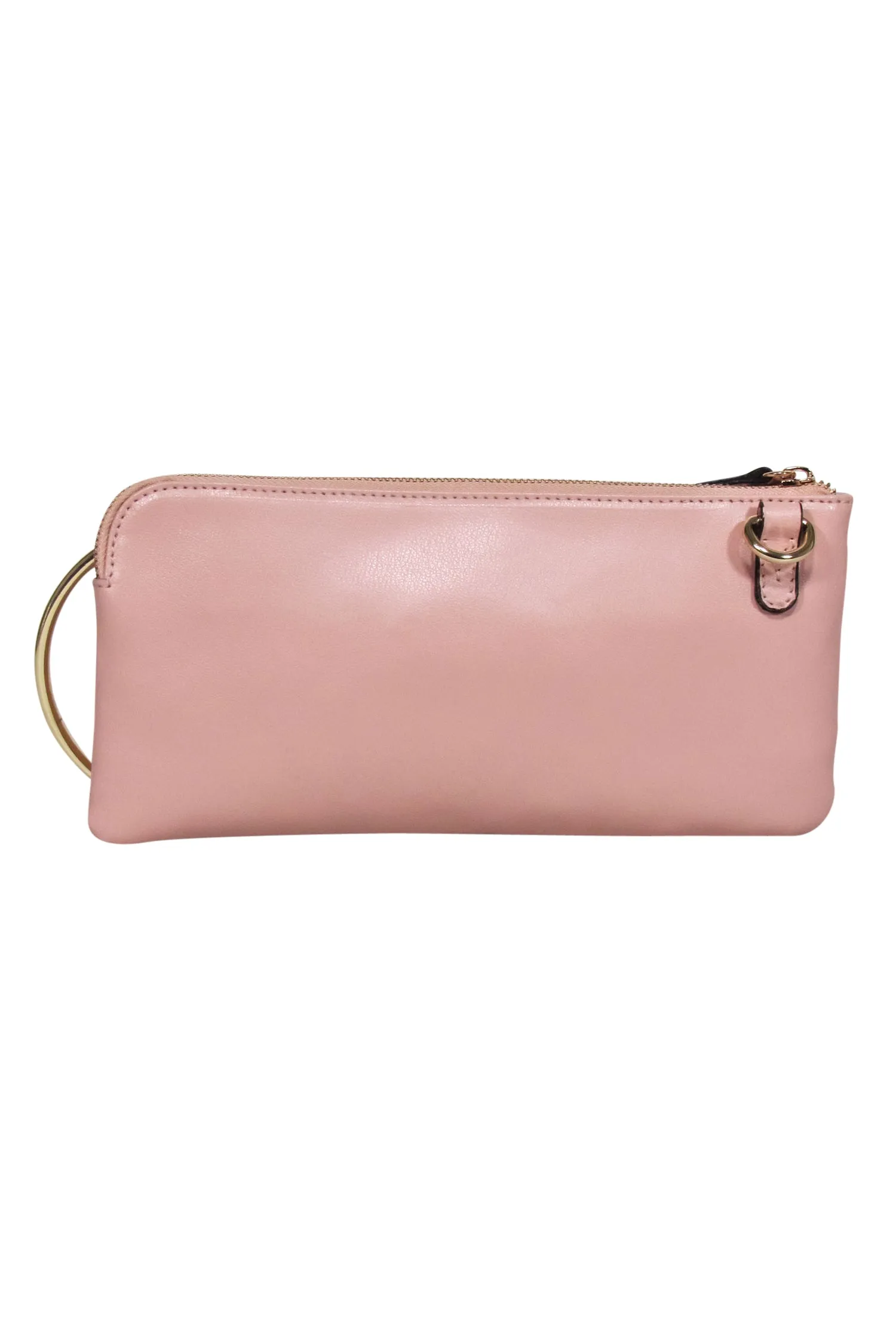 Valentino by Mario Valentino - Blush Pink Leather Slim Crossbody Bag