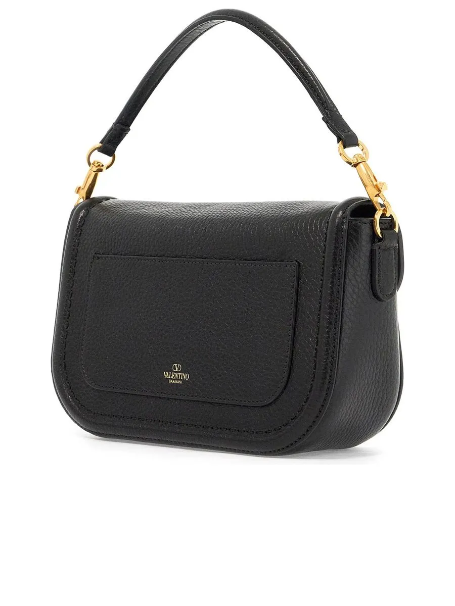 Valentino Garavani Alltime Grainy Calfskin Shoulder Bag