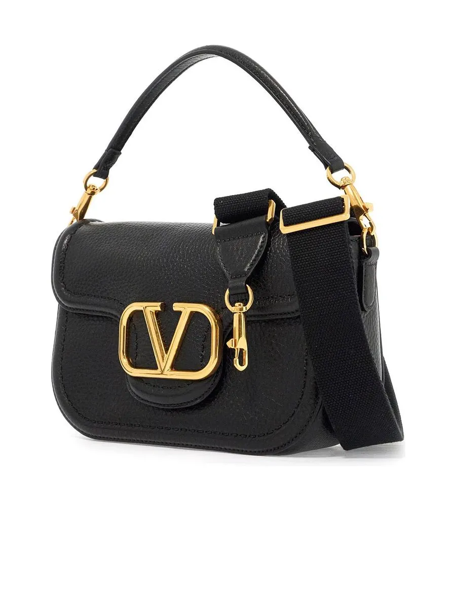 Valentino Garavani Alltime Grainy Calfskin Shoulder Bag