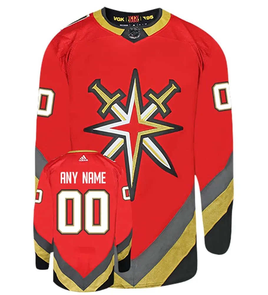 Vegas Golden Knights Reverse Retro Adidas Authentic NHL Hockey Jersey     