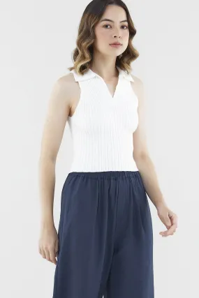 Vesna Polo-Collar Tank Top