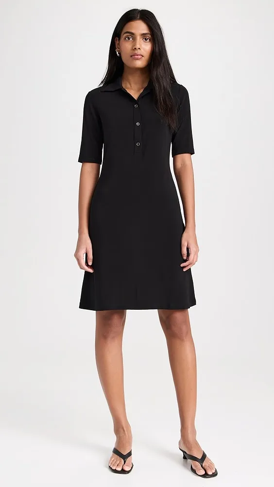 Vince   Elbow Sleeve Polo Dress 