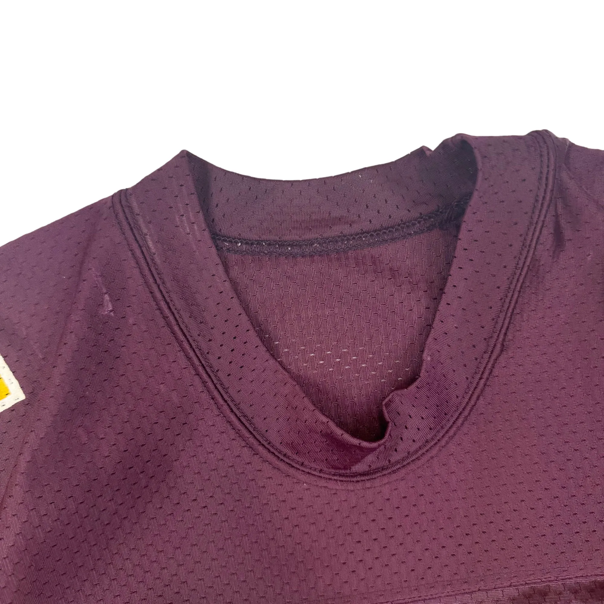 Vintage 80's American Football Maroon and Yellow Jersey Rare