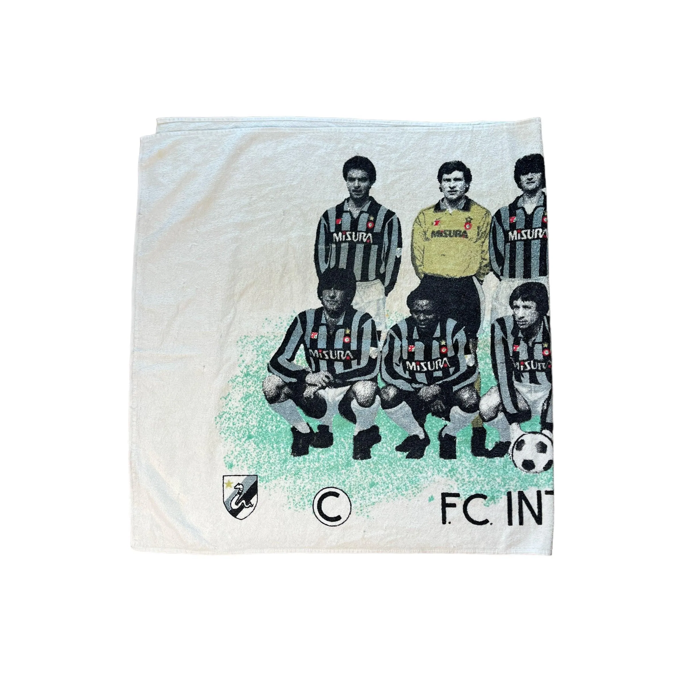 Vintage 90s Inter Milan Football Towel