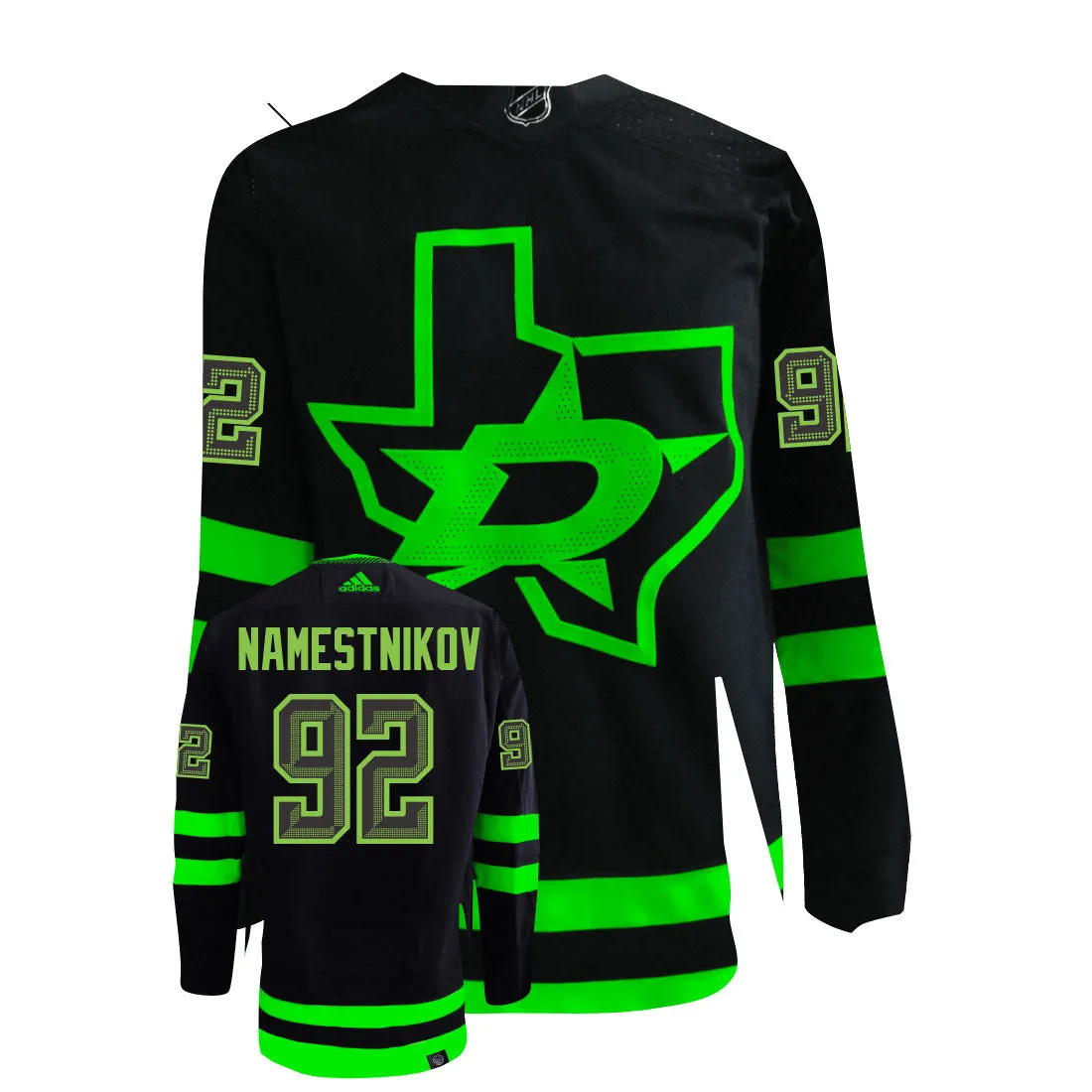 Vladislav Namestnikov Dallas Stars Adidas Primegreen Authentic NHL Hockey Jersey     