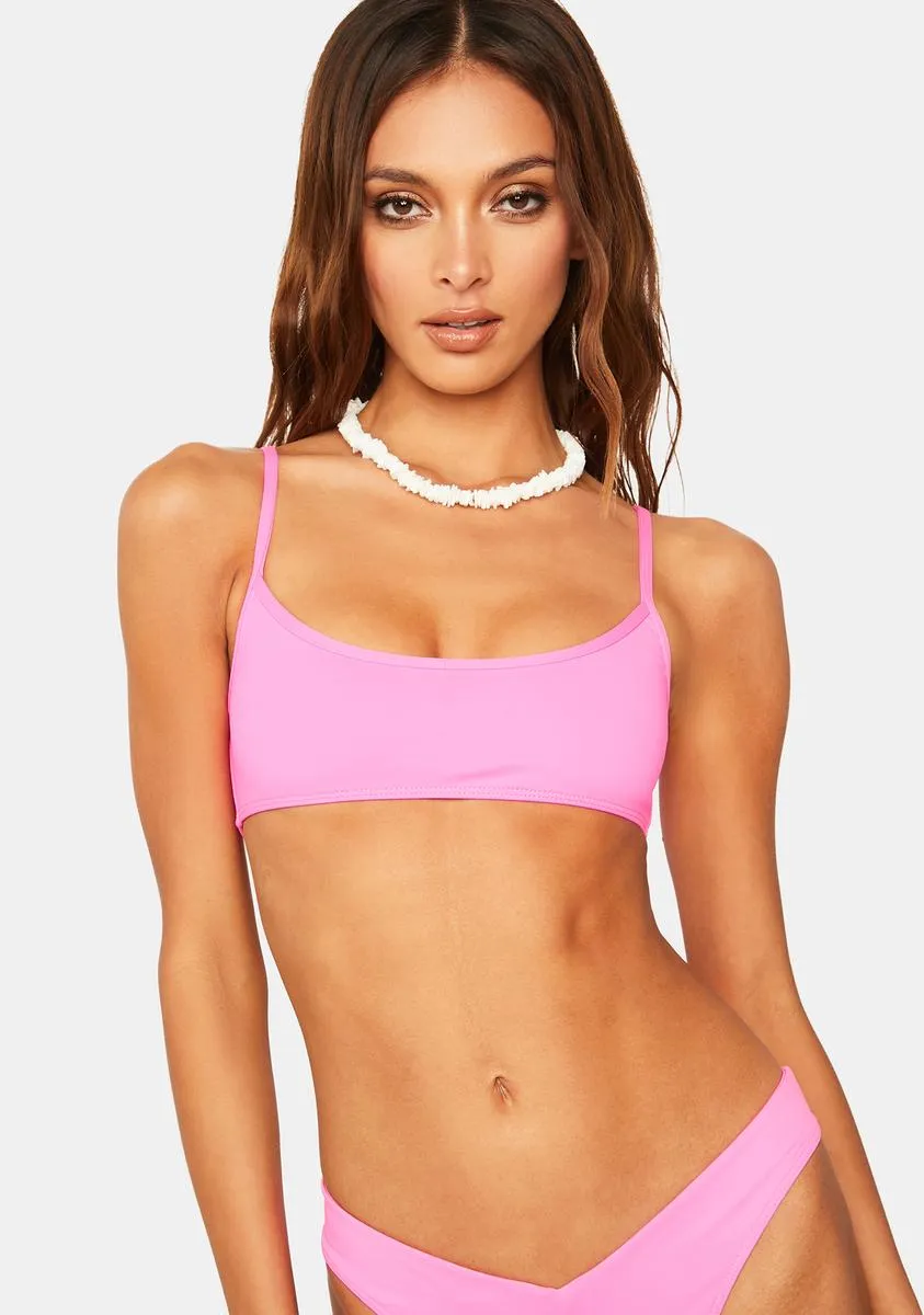 Watermelon Dallas Bikini Top-