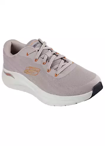 Wide Fit Arch Fit 2.0 Arch Fit Engineered Circular Knit Lace Up Trainers by Skechers | Look Again