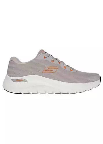 Wide Fit Arch Fit 2.0 Arch Fit Engineered Circular Knit Lace Up Trainers by Skechers | Look Again