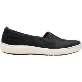 Women's Clarks Nalle Violet Black Nubuck