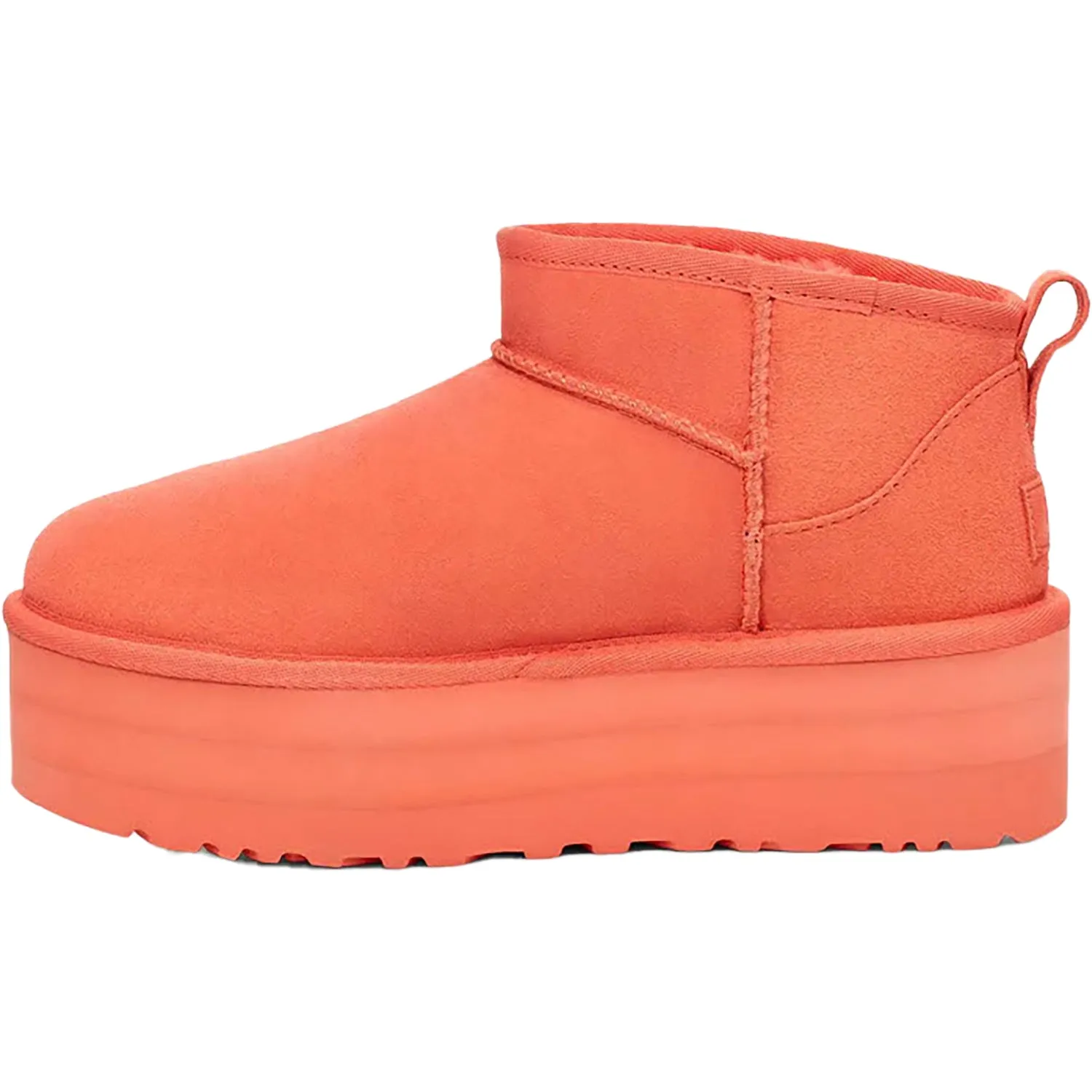 Women's UGG Classic Mini Platform Vibrant Coral Suede