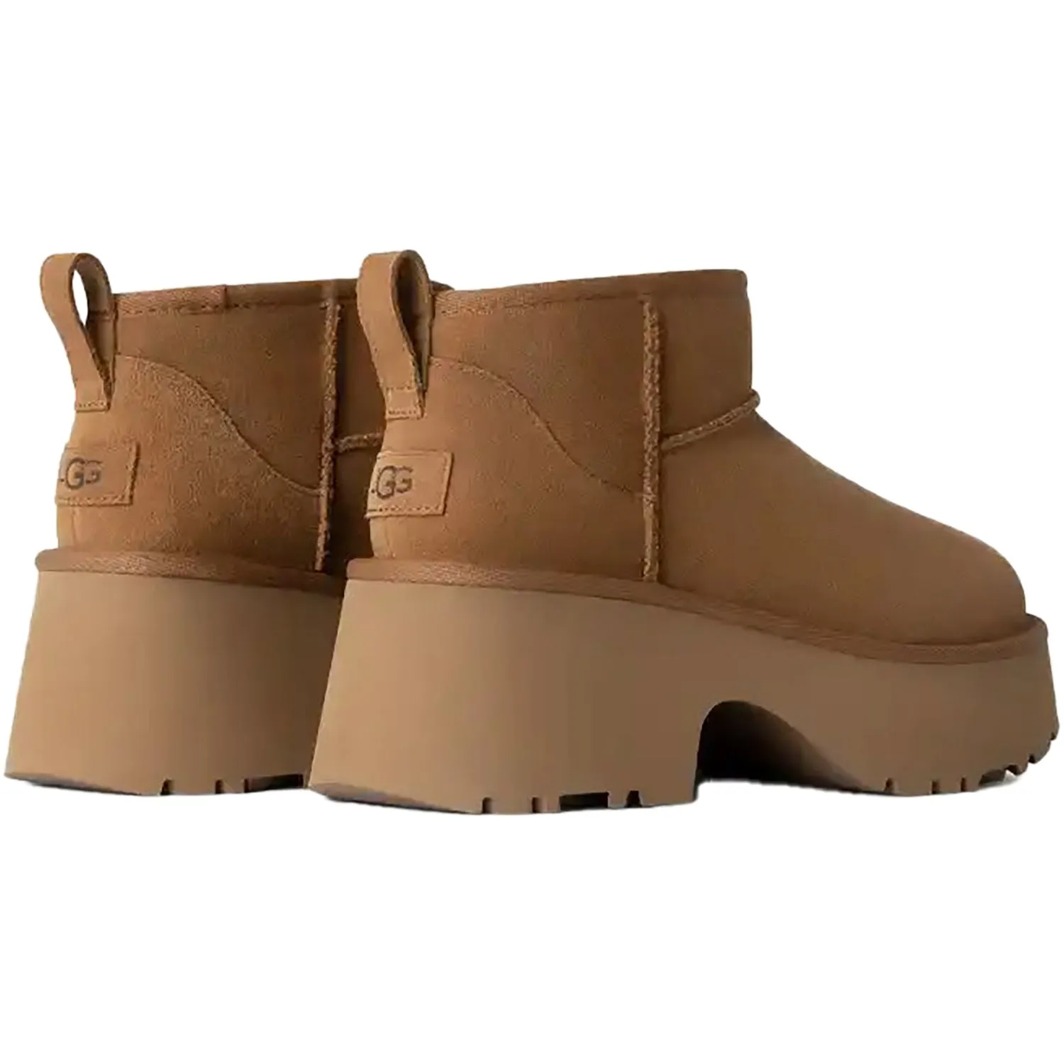 Women's UGG Classic Ultra Mini New Heights Chestnut Suede