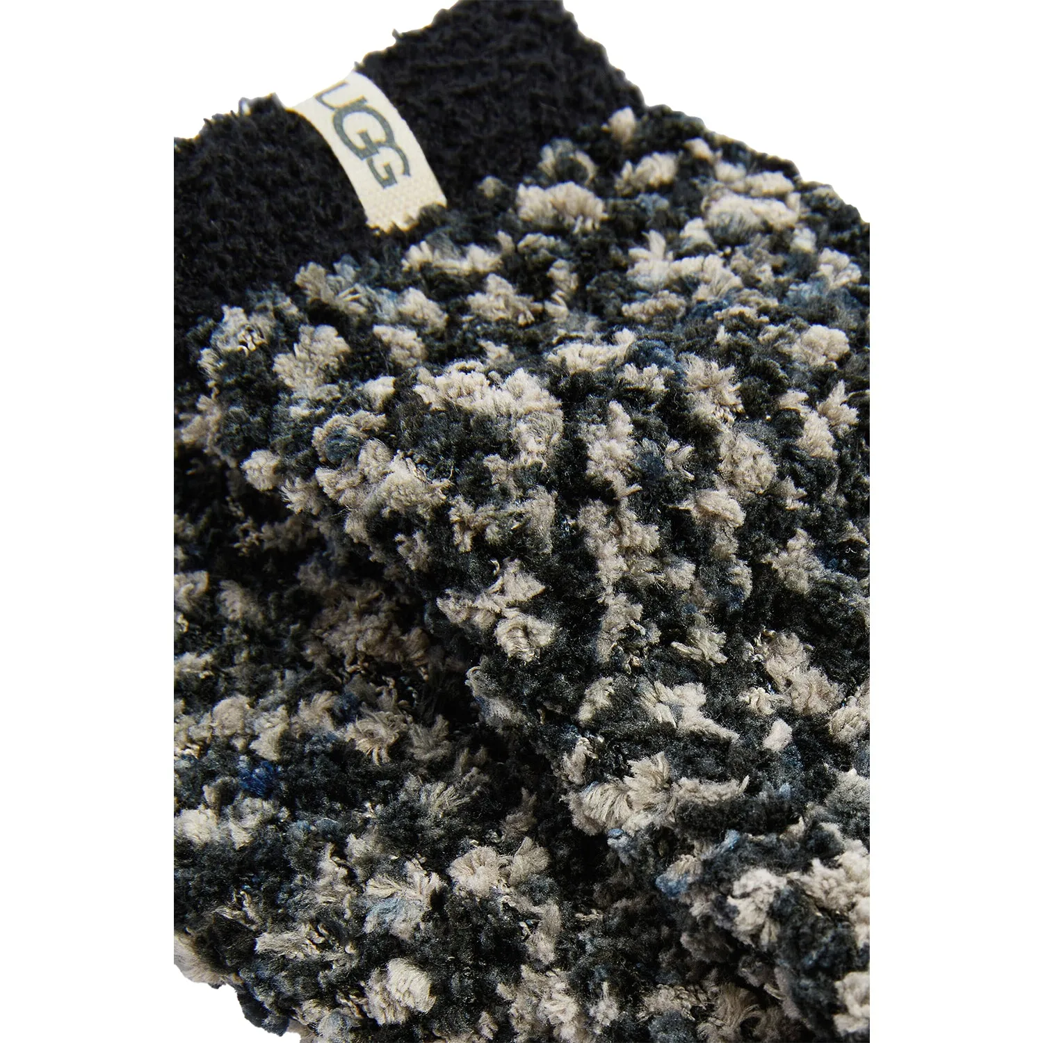 Women's Ugg Cozy Chenille Sock Black/Grey Synthetic