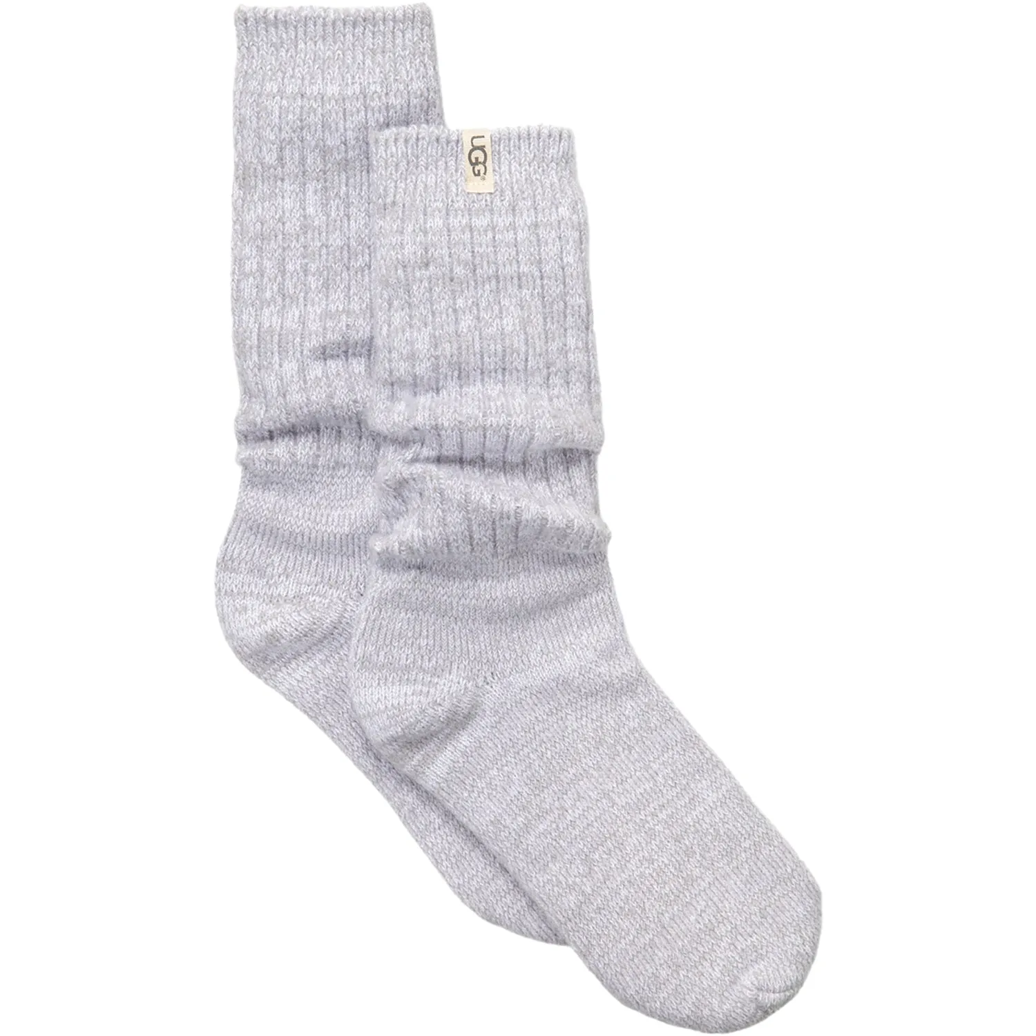 Women's UGG Rib Knit Slouchy Crew Sock Seal