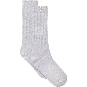 Women's UGG Rib Knit Slouchy Crew Sock Seal