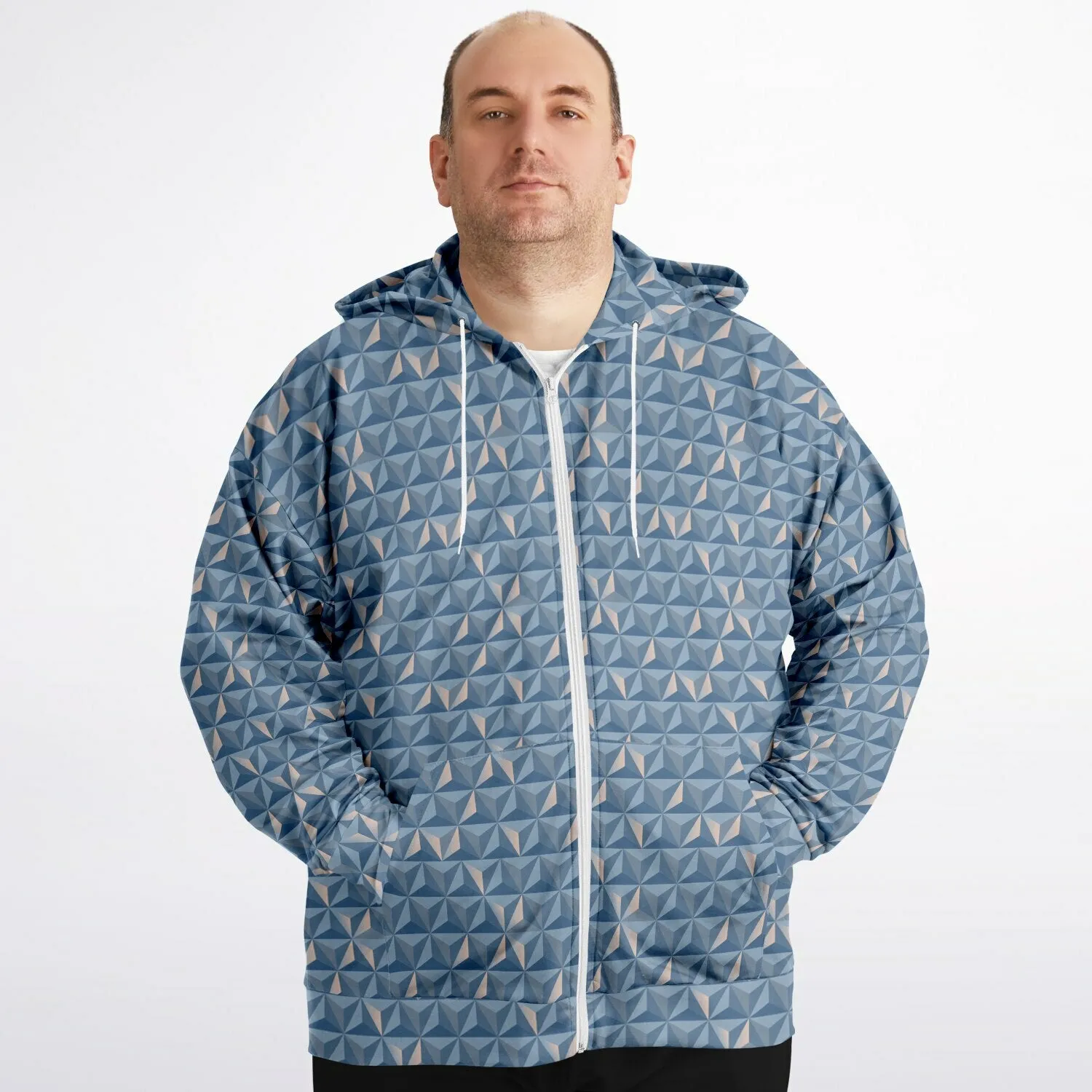 World Traveler Plus-size Unisex Zip Hoodie