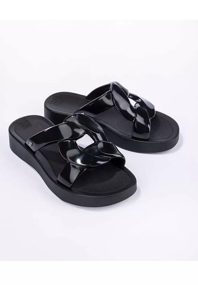 Zaxy Zaxy Elos Black Slide Women Sandals