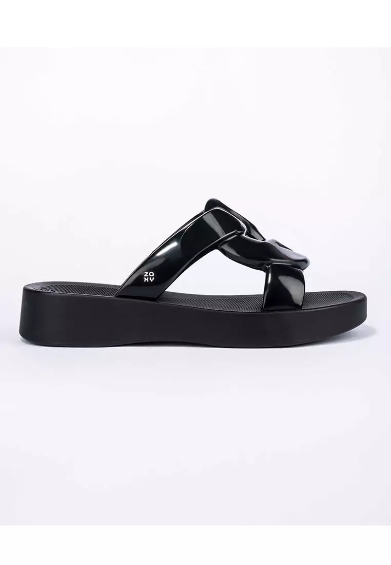 Zaxy Zaxy Elos Black Slide Women Sandals